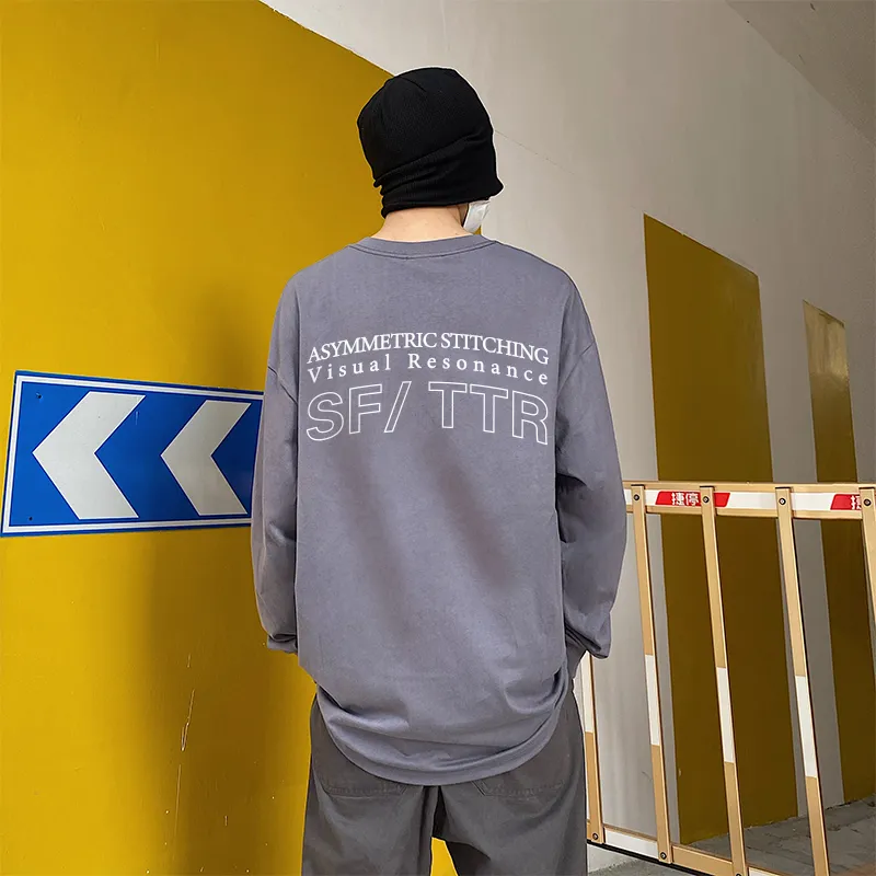 SFTTR Straight Long Sleeved T Shirt Unisex-22