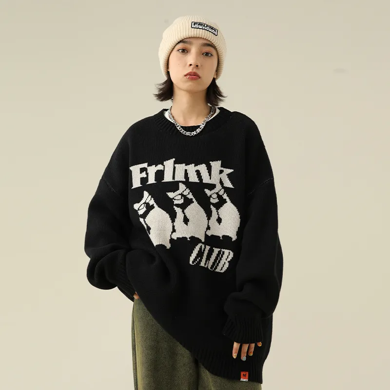 FRLMK Sweaters Unisex Black-2
