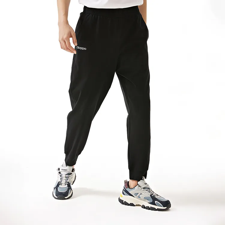 Kappa 1916 Series Knitted Sweatpants Men's Black-2