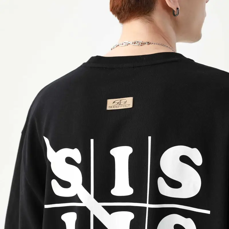 SIDEEFFECT Short Sleeved T Shirts Summer Unisex-6