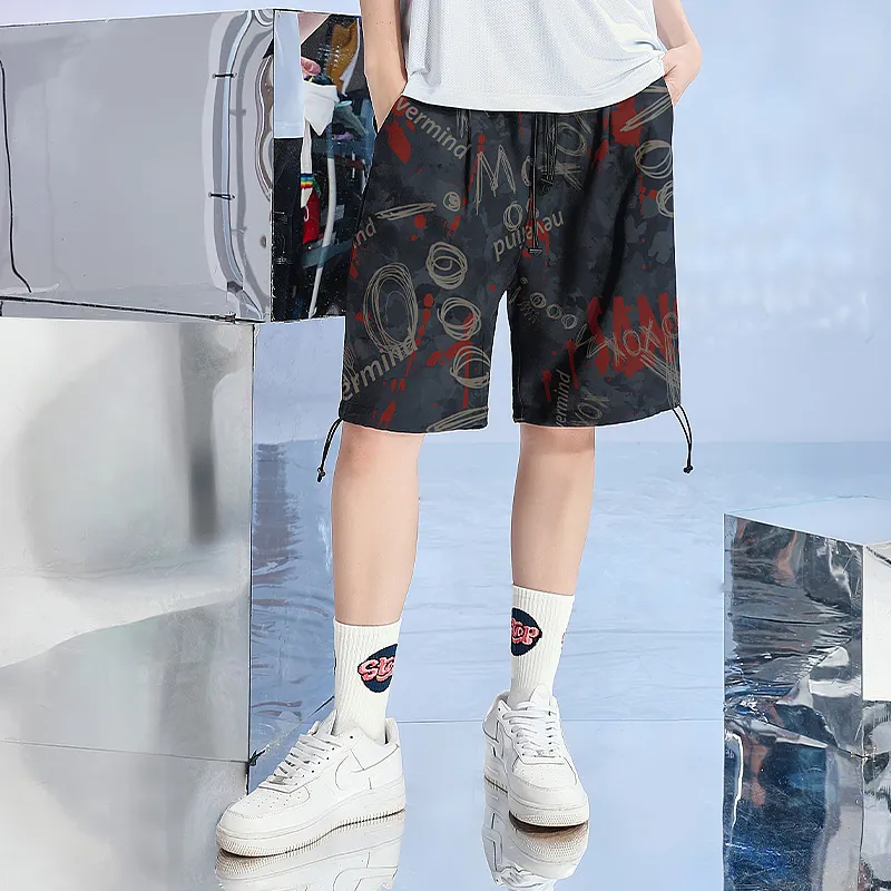 SANSYAS Casual Shorts Unisex Black-7