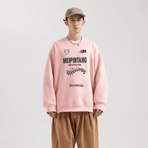 MEIPIN TANG Crew Neck Loose Fit Sweatshirt Unisex-15