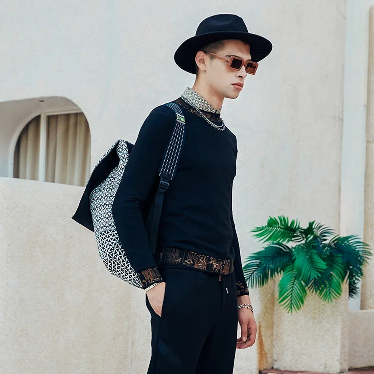 DAVID NAMAN Sweaters Men Black-4