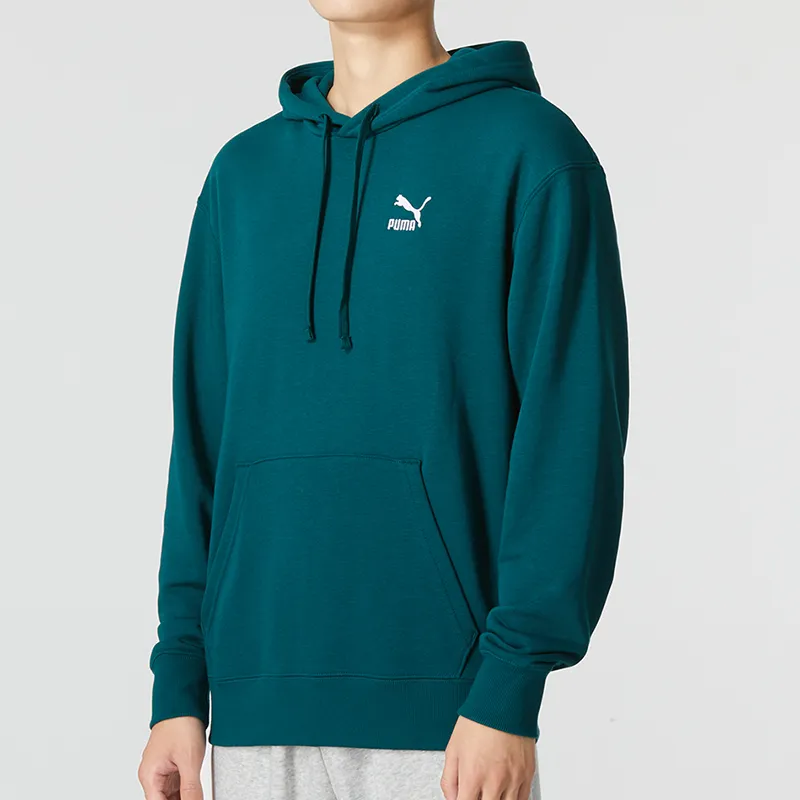 PUMA Sweatshirts Men Peacock Green-4