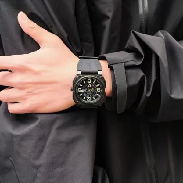 INFANTRY Eagle Thunder Avant Garde Collection Mechanical Movement Watch Men's Watches Cut Out Dial-5