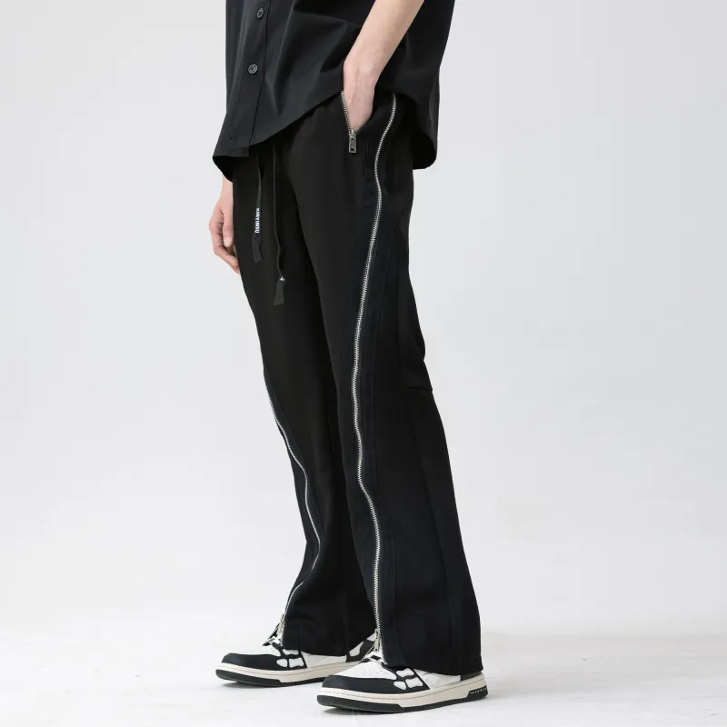 XINYINSU Casual Pants Unisex Black-7