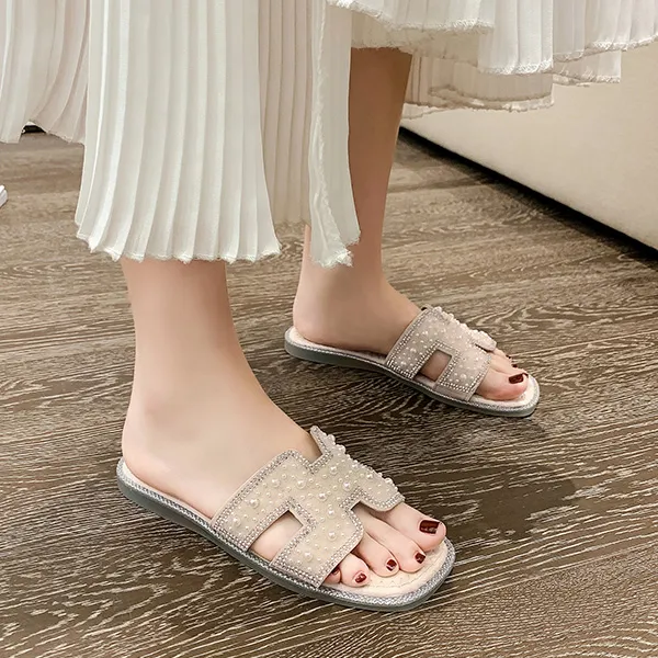 OMS Stylish Sandal Women's Beige-6
