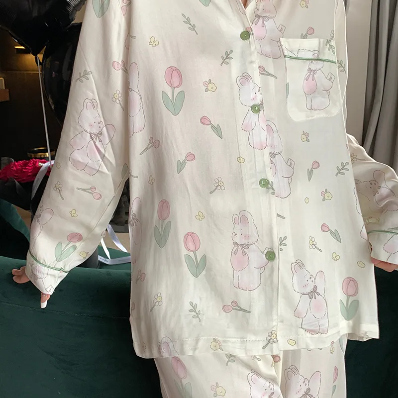 Flow Yarn Women's Pajama Sets-3