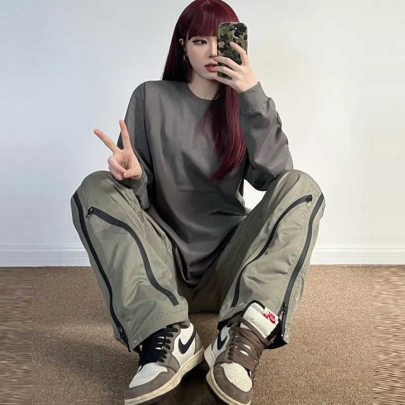 ZMOH Long Sleeved T Shirt Unisex-21