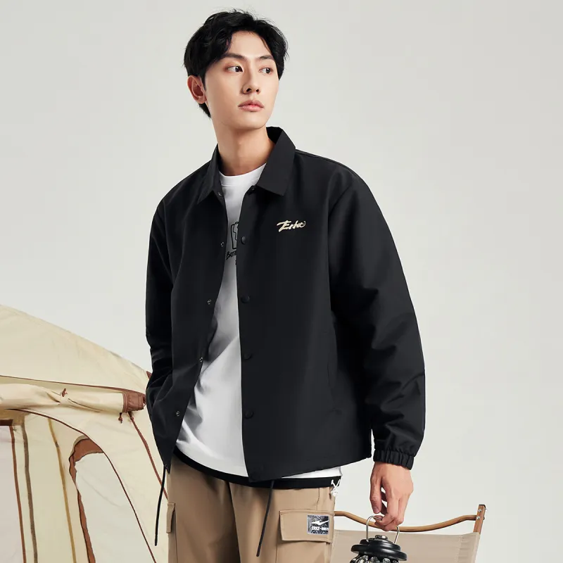Erke Jackets Men Jet Black-6