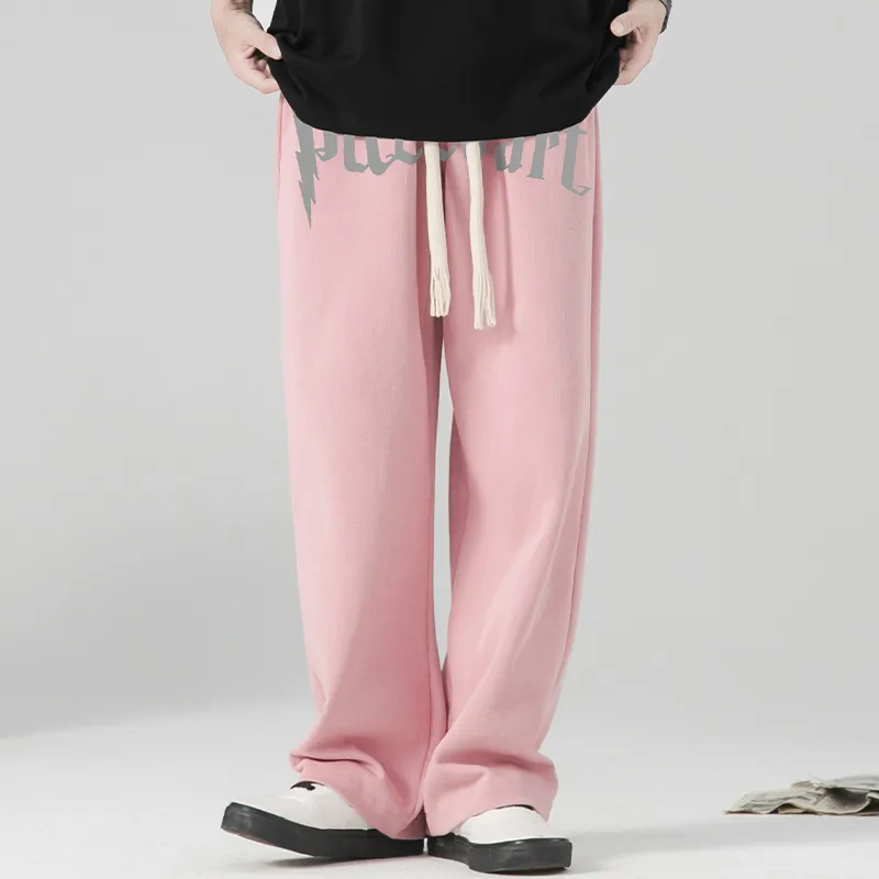 PUCCA Loose Unisex Casual Pants-33