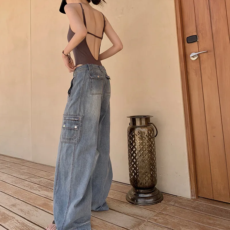 Gyokuu Jeans Women's Blue-2
