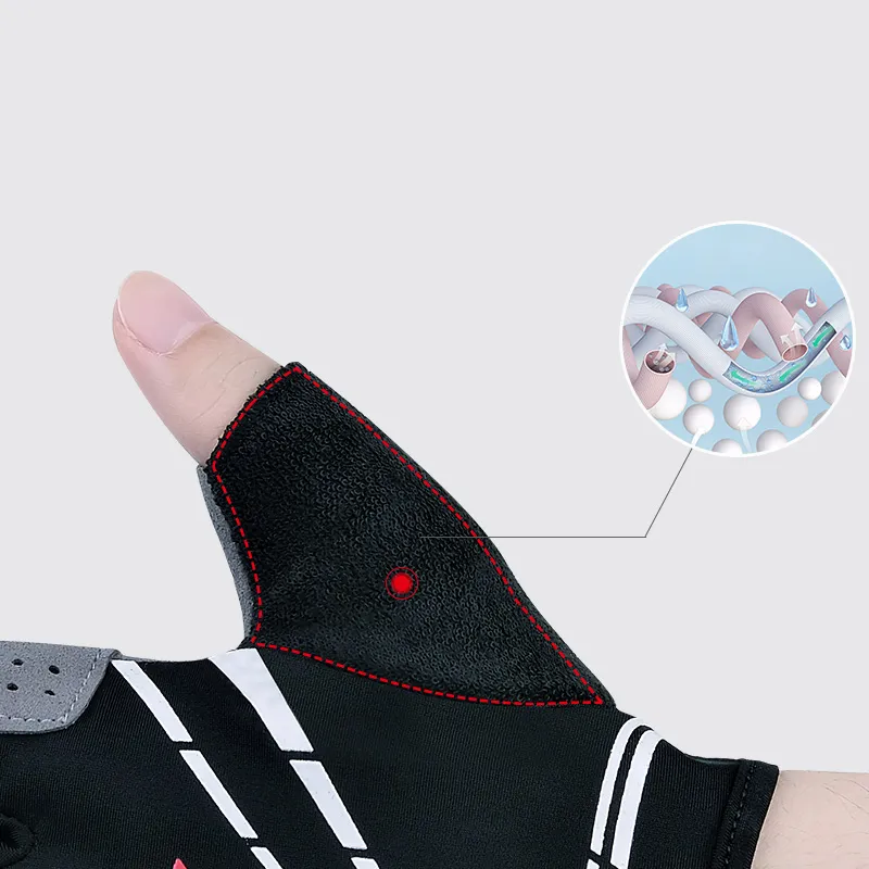 PEAK Sports Gloves Unisex Black-2