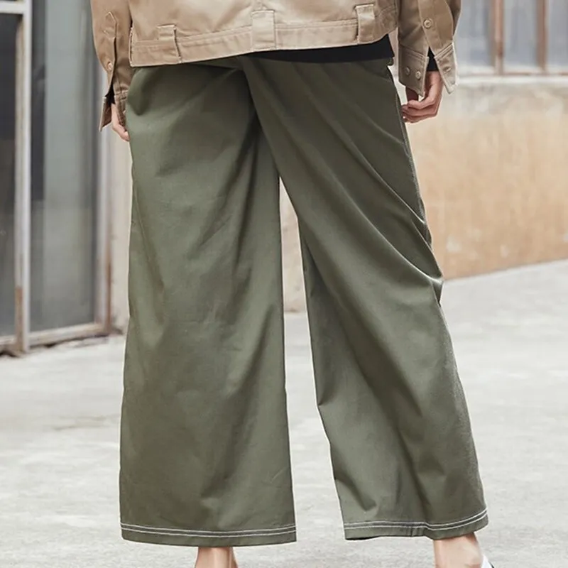Dickies Casual Pants Women's Army Green-3