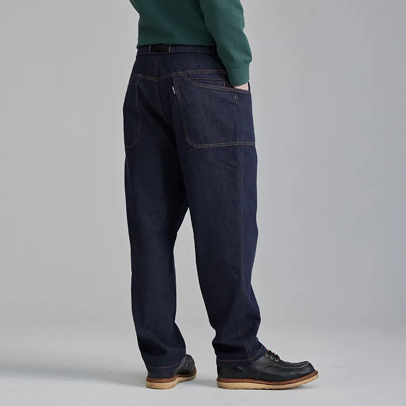 Prth Promethean Straight Jeans Unisex Dark Blue-4
