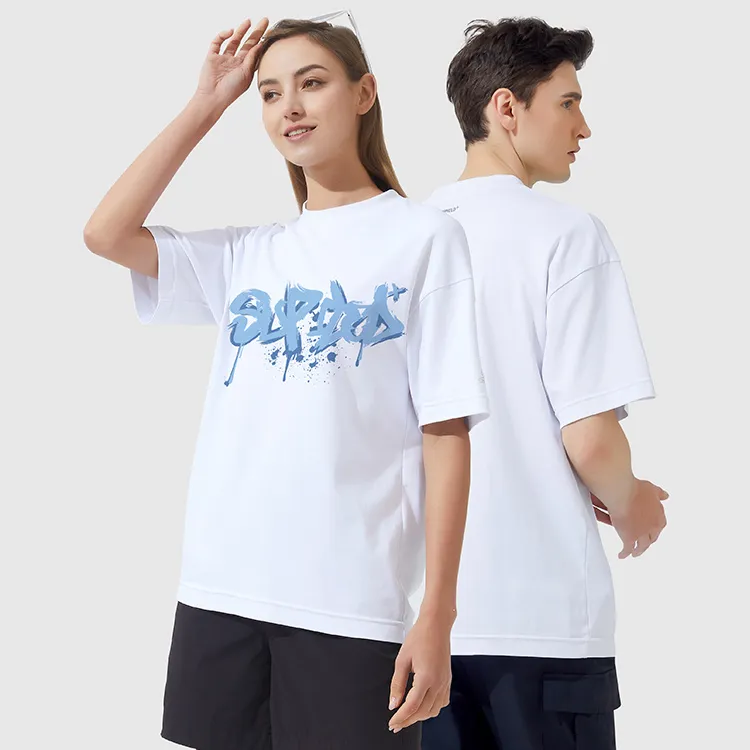 SUPIELD Hydrophobic Anti-fouling Series Drop Shoulder Sleeve T-Shirt Unisex-5