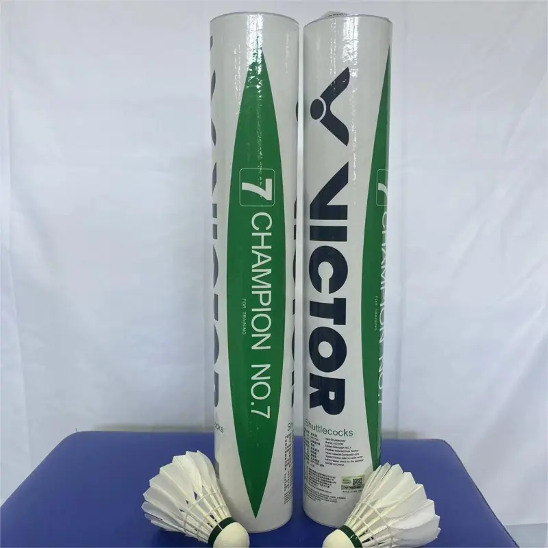 VICTOR Champion Series/Competition Series Duck Feather Shuttlecock 12 Pack Duck Feather Shuttlecocks-1