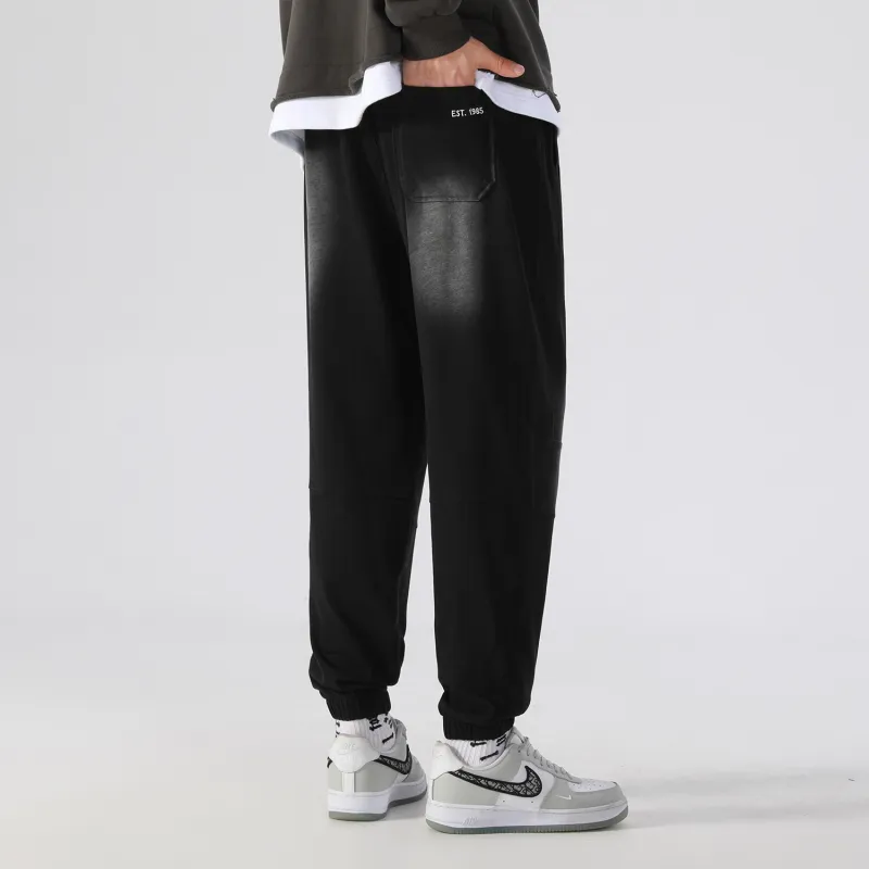 FIDO DIDO Knitted Sweatpants Unisex Black-3