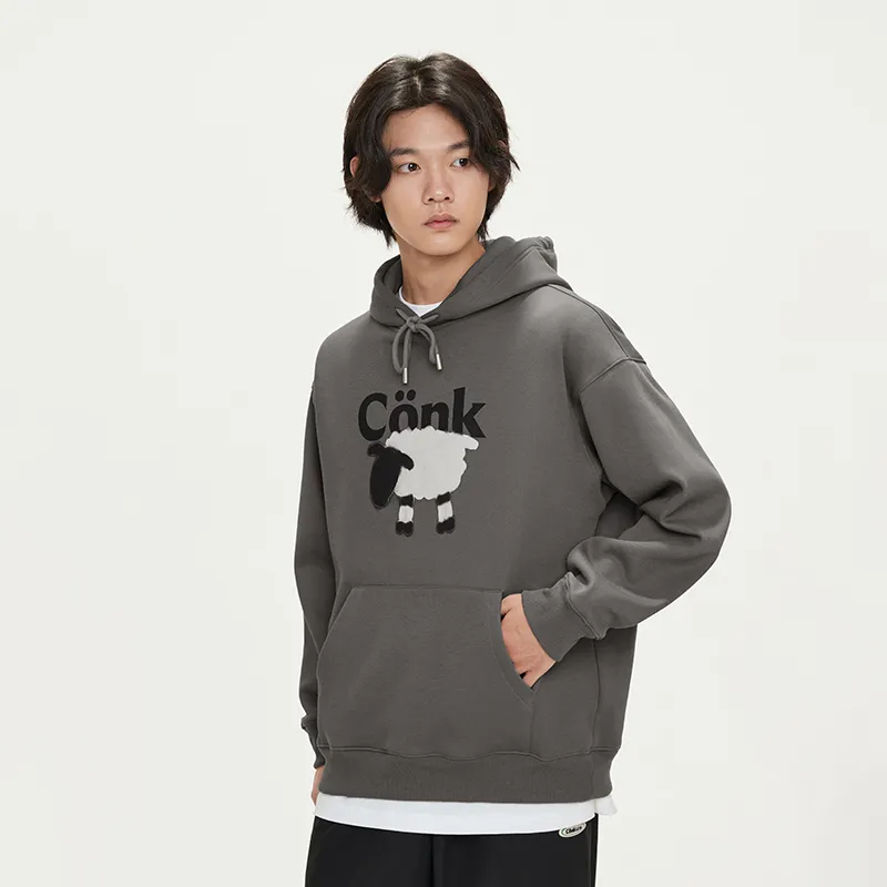 CONKLAB Hooded Loose Fit Sweatshirt Unisex-6