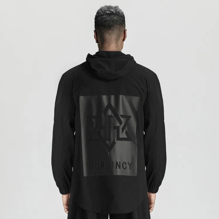 NORVINCY Outdoor Cycling Western Mecha Raglan Sleeve Jacket Unisex-3