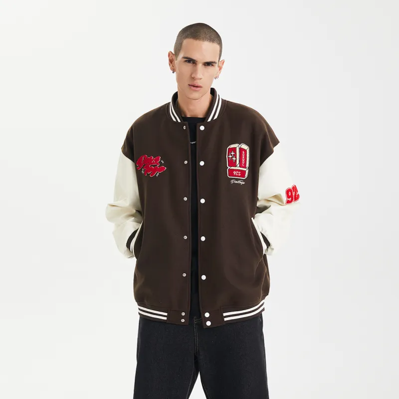 GUKUUL Baseball Jacket Spring, Autumn And Winter Unisex-3