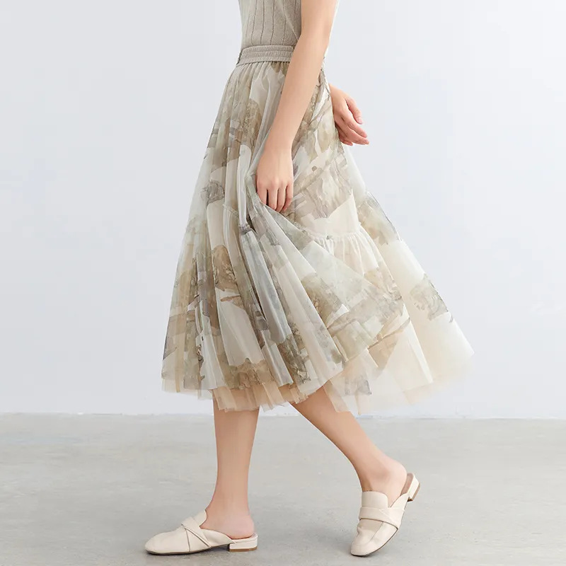 THE SEA LIFE THE SEA LIFE X Morandi Co brand Casual Long Skirt Women's-3