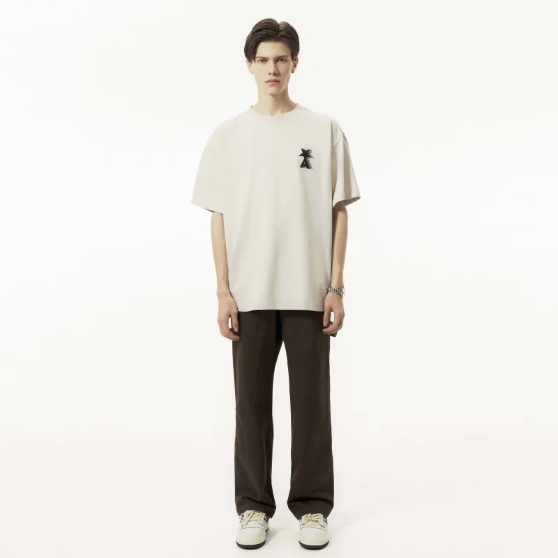 ALL NIGHT DAYS Star Letter Print Unisex T-shirt-8
