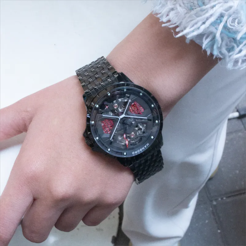 HANBORO HANBORO Collection Automatic Mechanical Movement Watch Men's Watches Cut-Out Dial HBR909.2-HH-7
