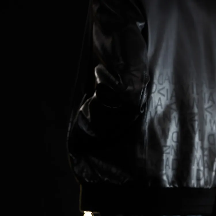 DAVID NAMAN Leather Jackets Men Black-5
