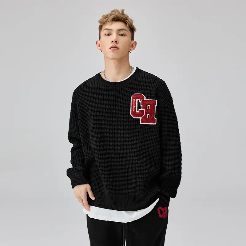 CHINISM Classic Badge Sweaters Unisex-9