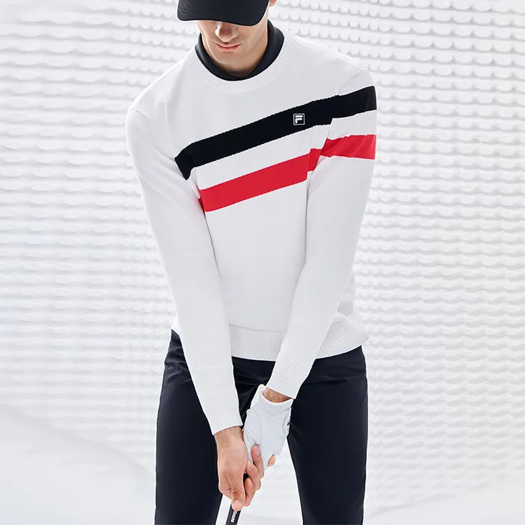 FILA Athletics Sweaters Men Jade White-3