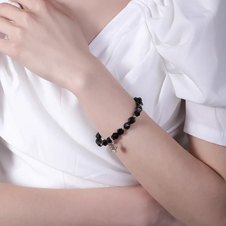 MAGICPOLE Obsidian Bracelets Unisex-5