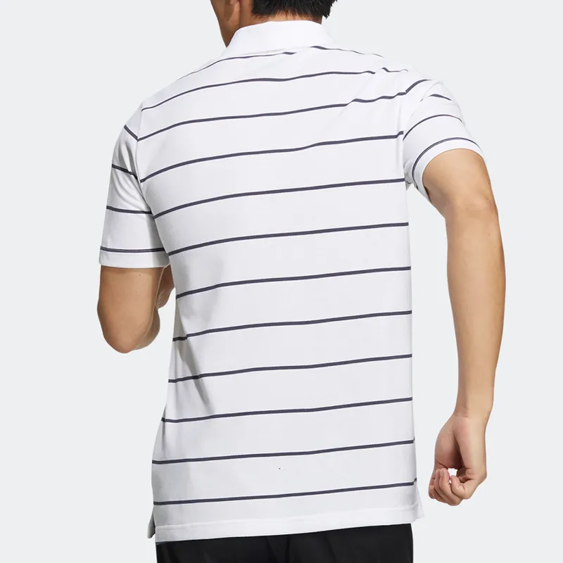 Adidas Polo Shirts Men White-5