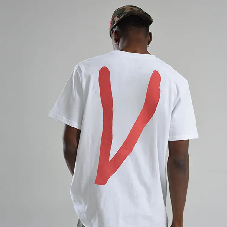 VLONE Big Logo Series T Shirts Unisex 2 Pack Black+White-2