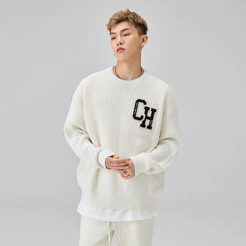 CHINISM Classic Badge Sweaters Unisex-4