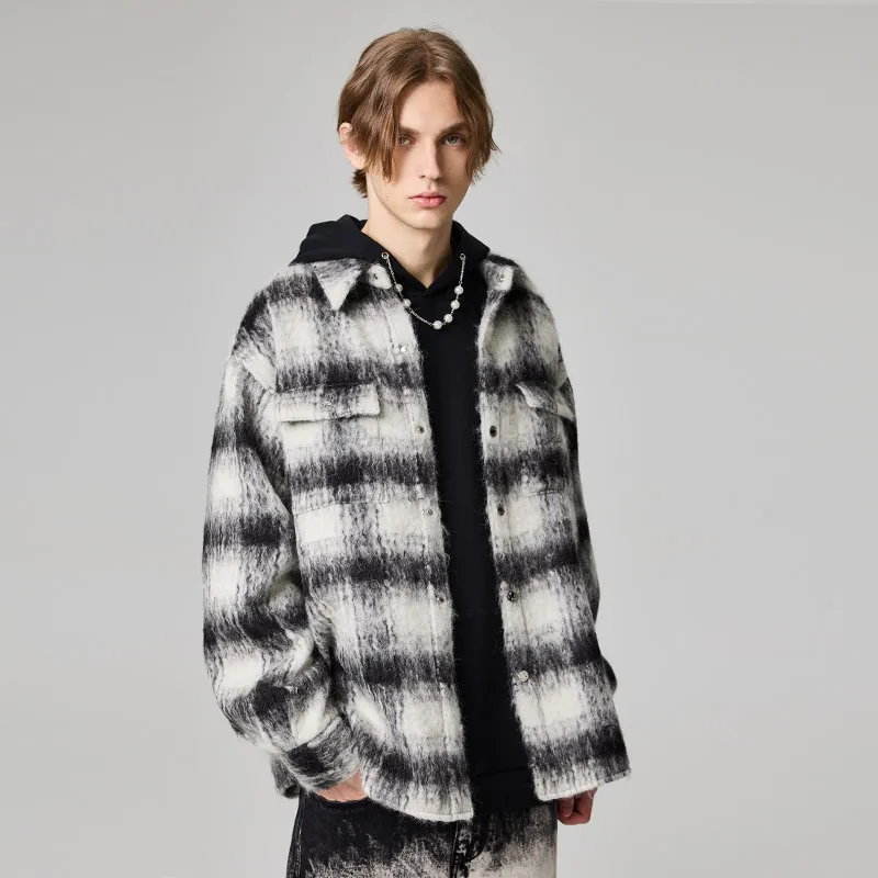 YLDP Jackets Unisex Black/White-7