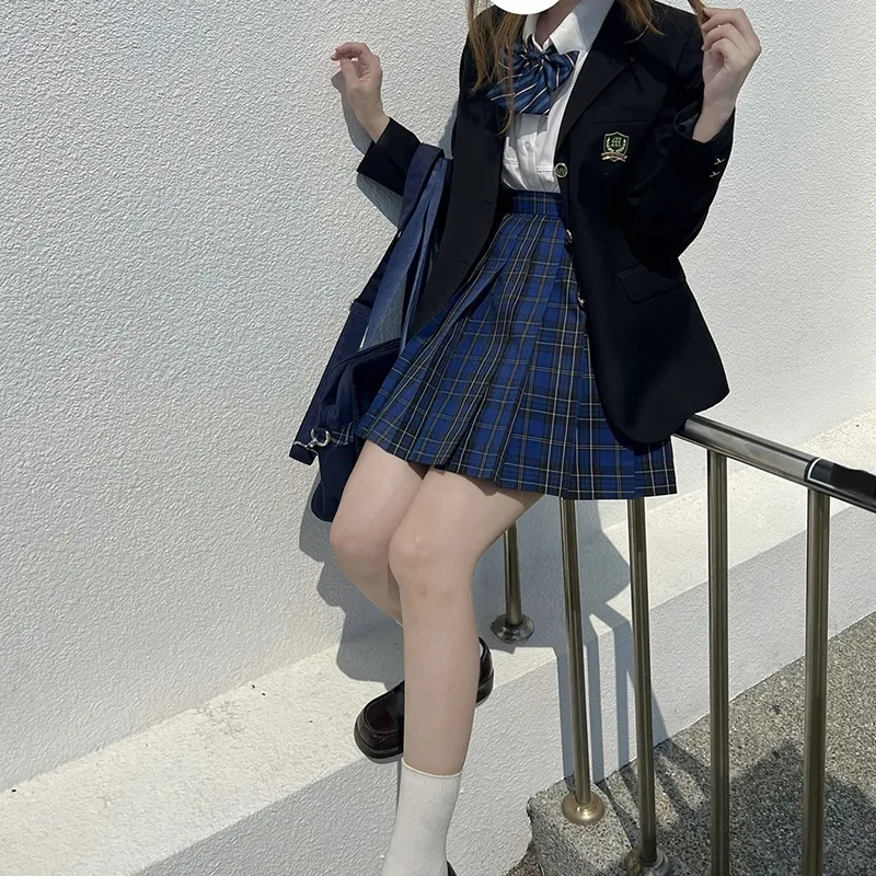 Tokyo Season Casual Short Skirts Women's Green Vine High School Plaid Skirt-21