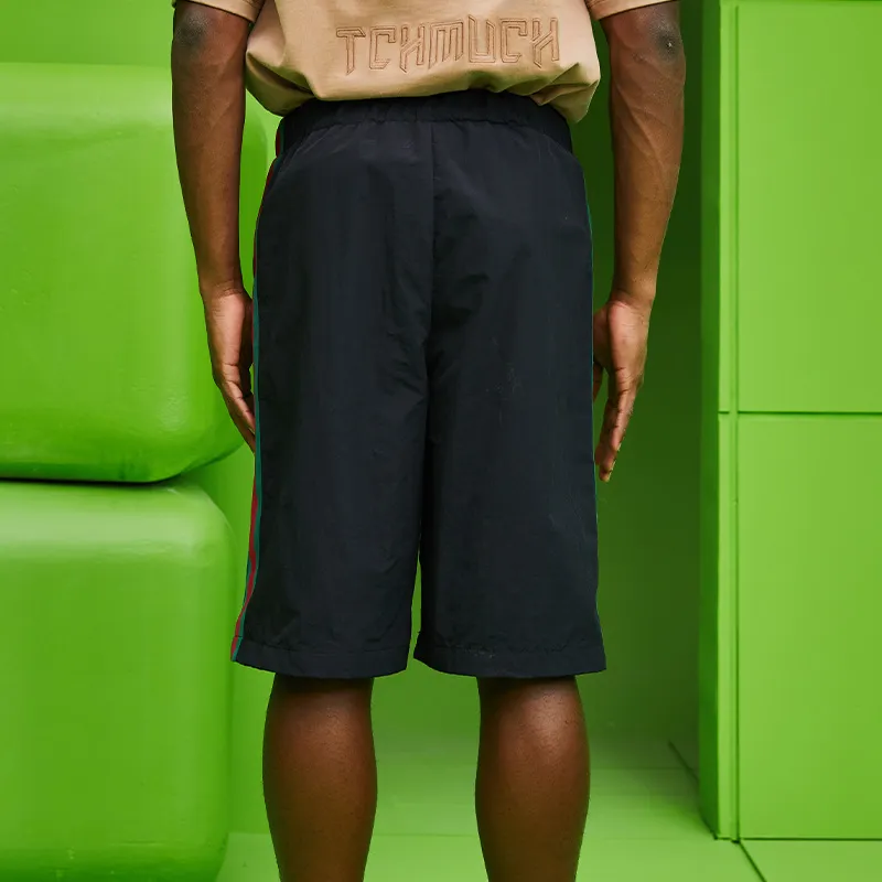 TCH Casual Shorts Unisex Black Base Gold Logo-3