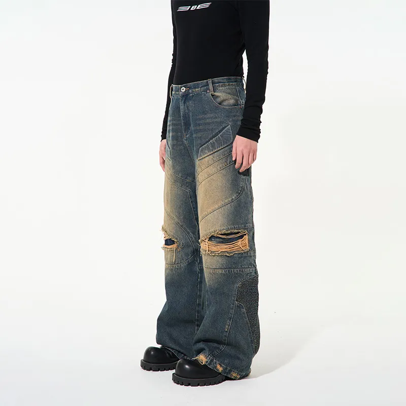 BLINDNOPLAN BLIND NO PLAN Vanguard Jeans Unisex Blue-4