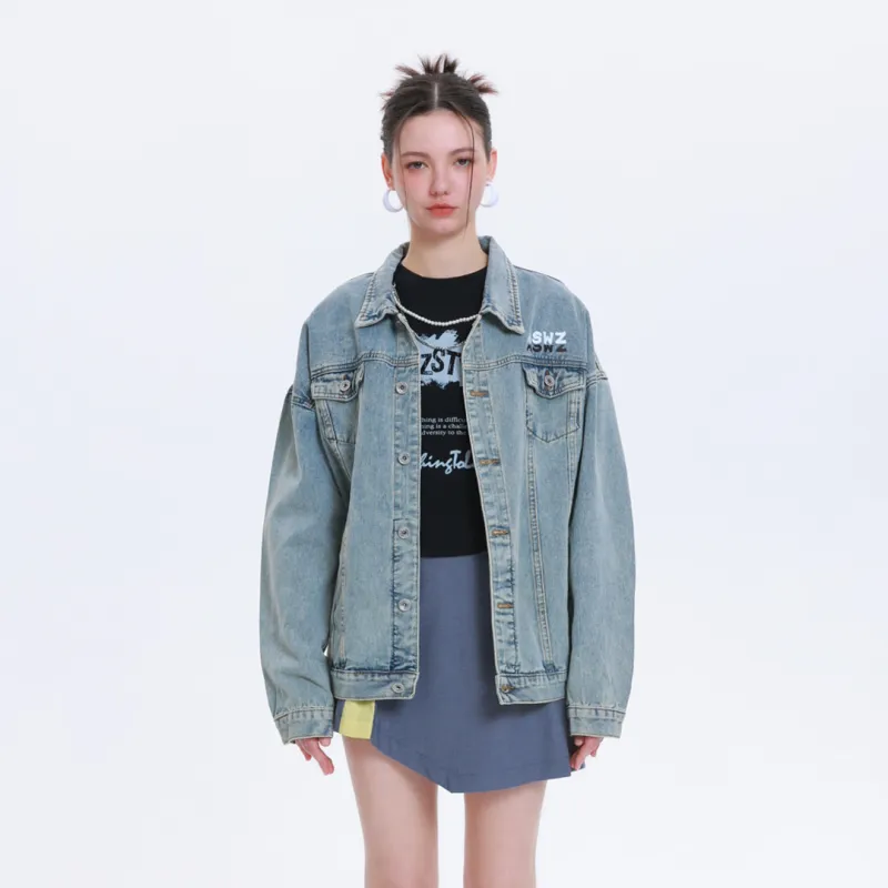 ASWZ Denim Jackets Unisex-5