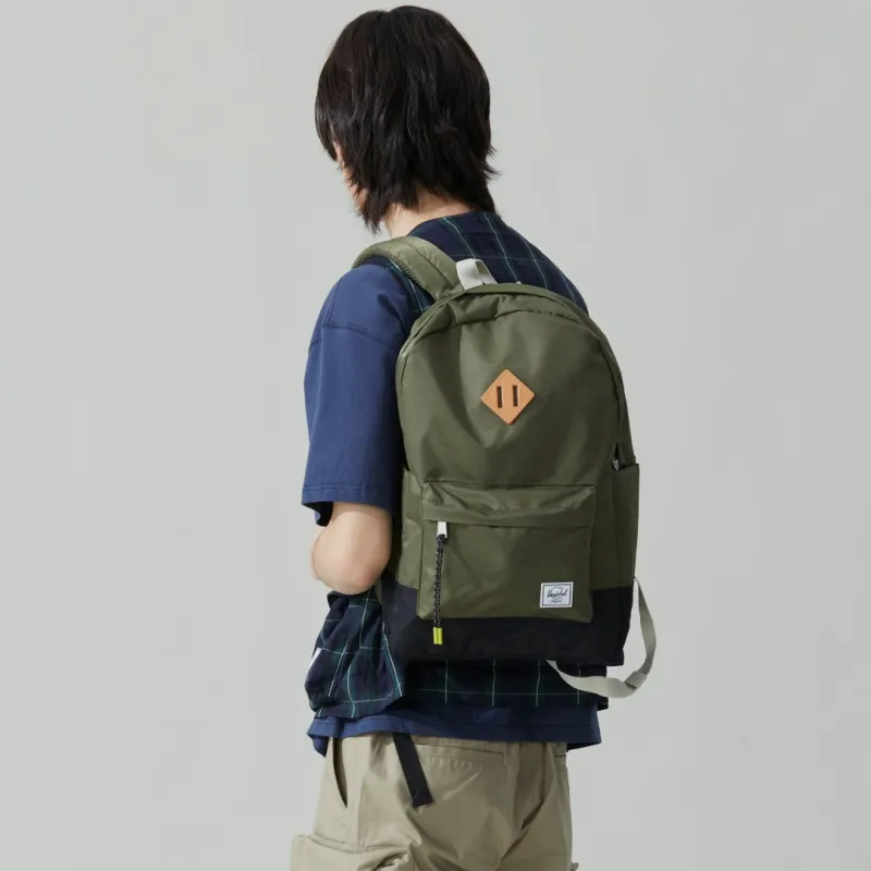 Herschel Polyester Backpack Large Size Unisex Ivy Green-5