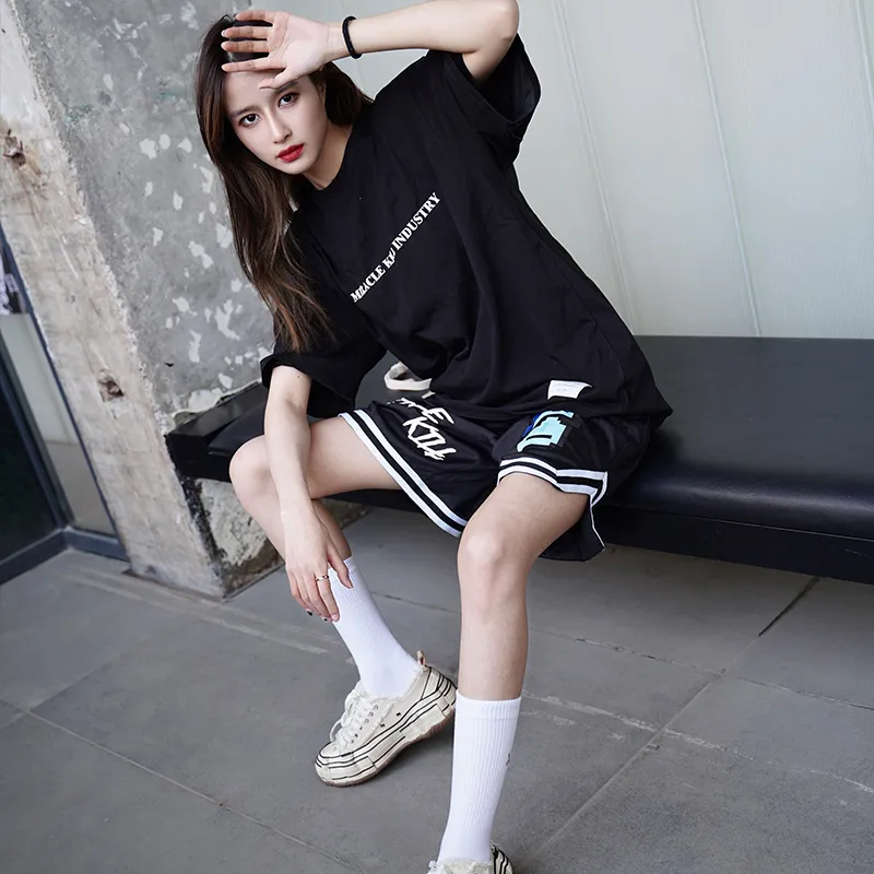 MIRACLE KILL Loose Fit Shorts Unisex Black-5