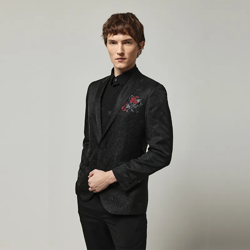 RARE Business Suits Men Black-5
