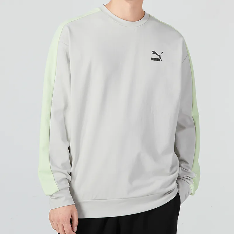 PUMA Sweatshirts Unisex Light Gray-2
