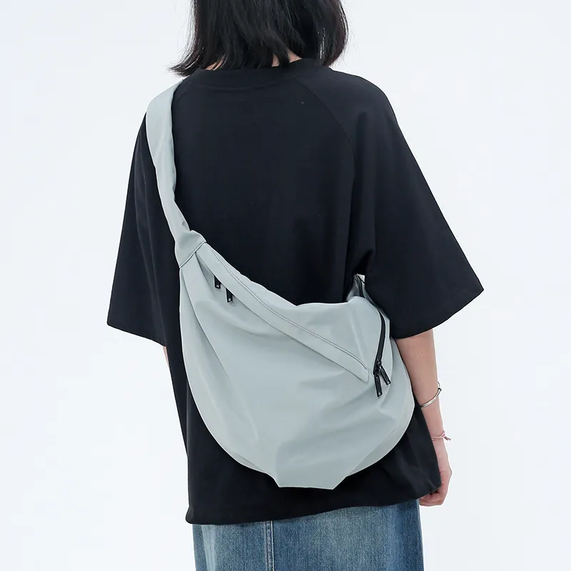MYEDITION Messenger Bag, Shoulder Bag, Dumpling Bag, Crossbody Bag Nylon Multicolor Unisex-20
