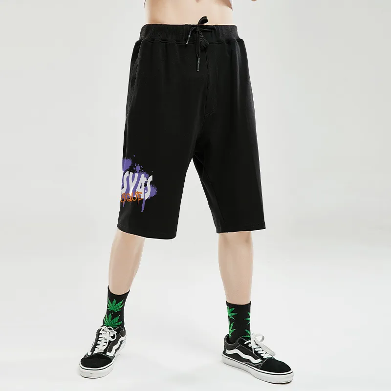 SANSYAS Casual Shorts Unisex Black-2
