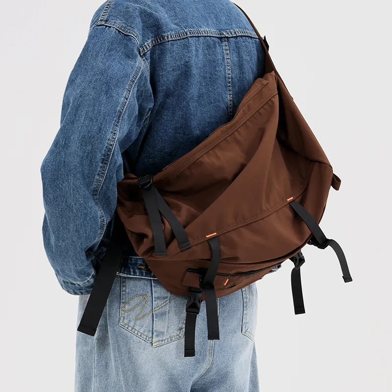 MYEDITION Messenger Bag, Gym Bag, Handbag, Shoulder Bag, Crossbody Bag, Outdoor Bag Nylon Fabric Multicolor Unisex-37