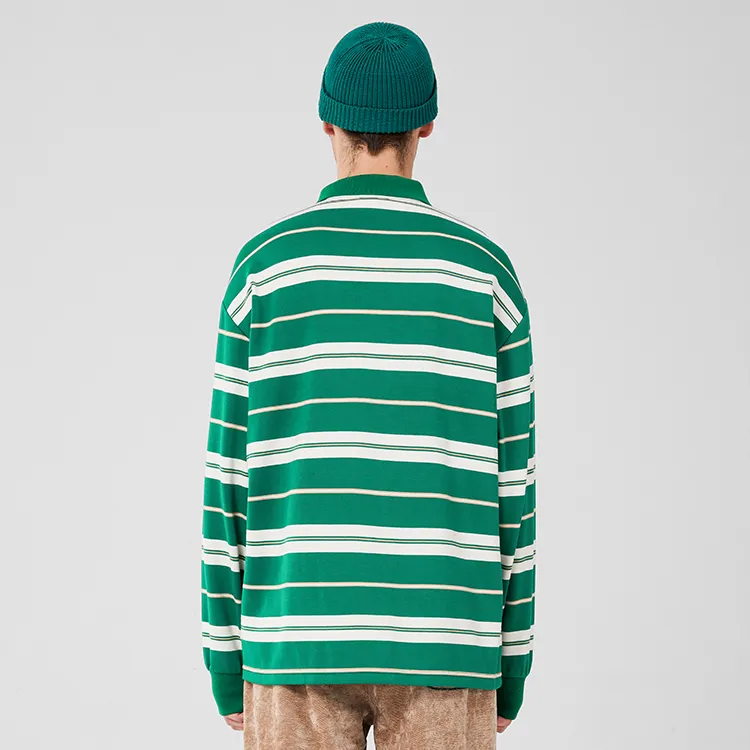 LAMLICKA Polo Shirts Unisex Green-3