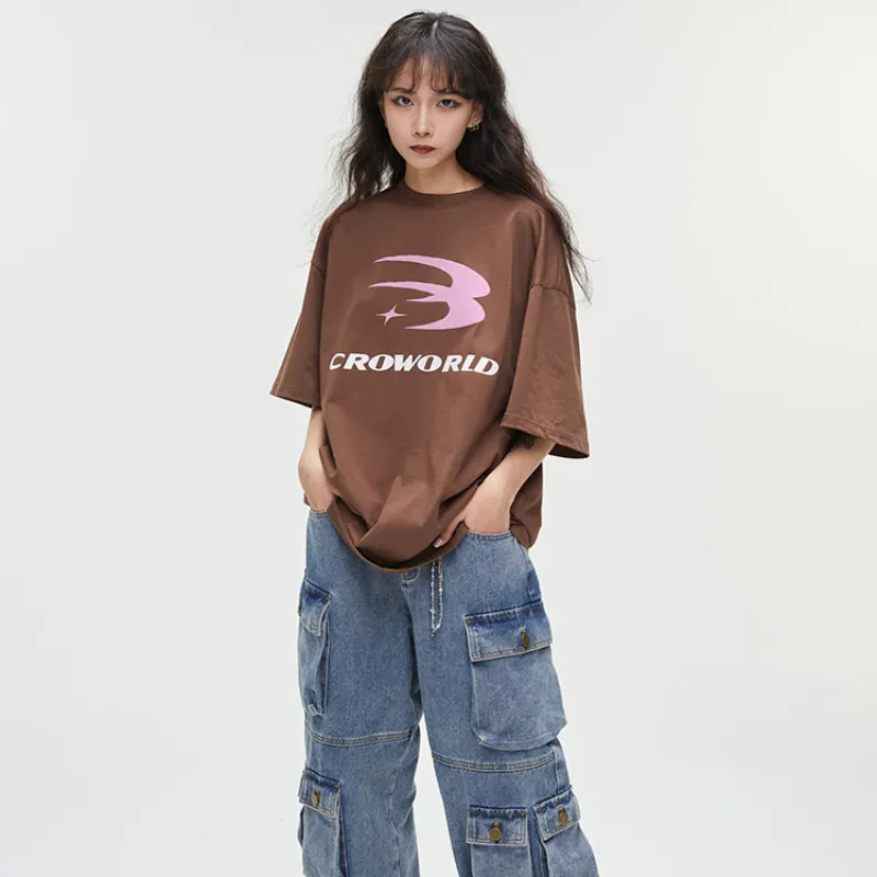 0 CROWORLD T Shirts Unisex-15