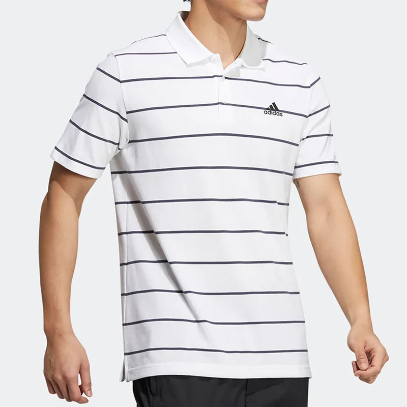 Adidas Polo Shirts Men White-6